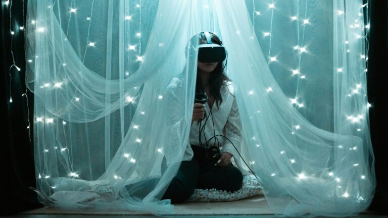 music, headset, virtual reality